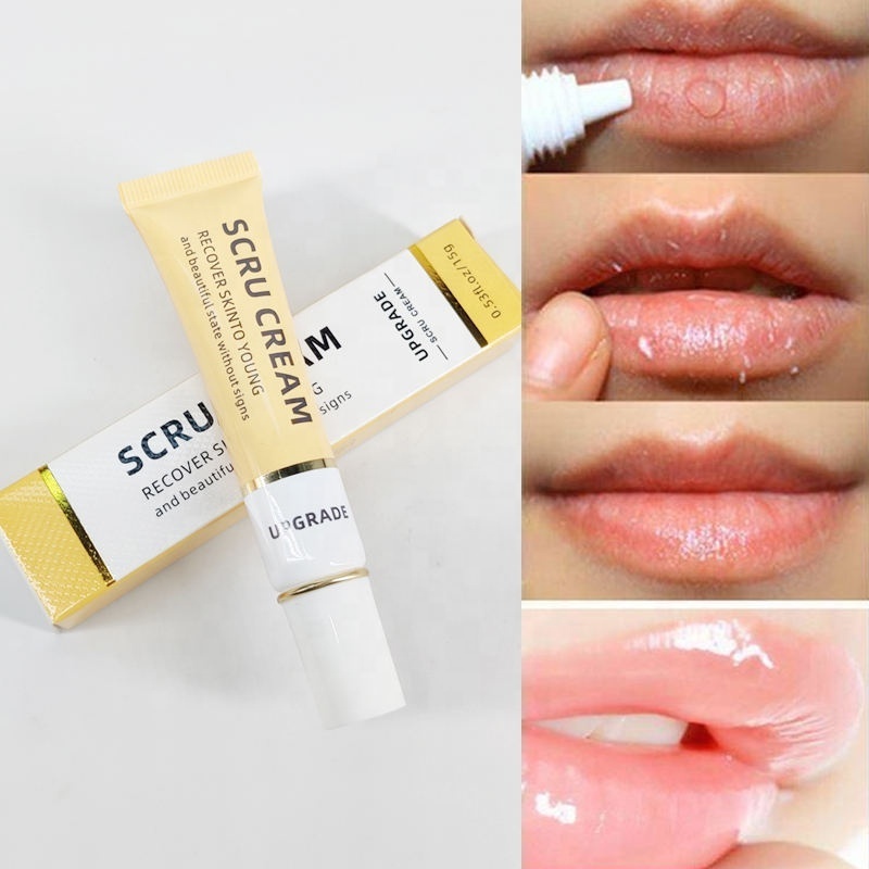 QQLR 15g lips balm Cream For Moisturizing Repairing Dry and Chapped Lips Natural Exfoliating Dead Skin Lip Scrub