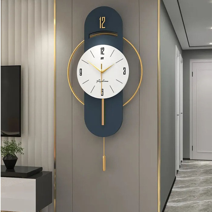 35*72cm Luxury Fashion Living Room Wall Watch Clock With Single Face Decorative Modern Clock Wall For Home