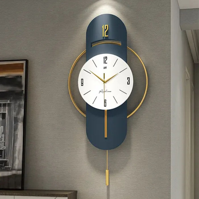 35*72cm Luxury Fashion Living Room Wall Watch Clock With Single Face Decorative Modern Clock Wall For Home