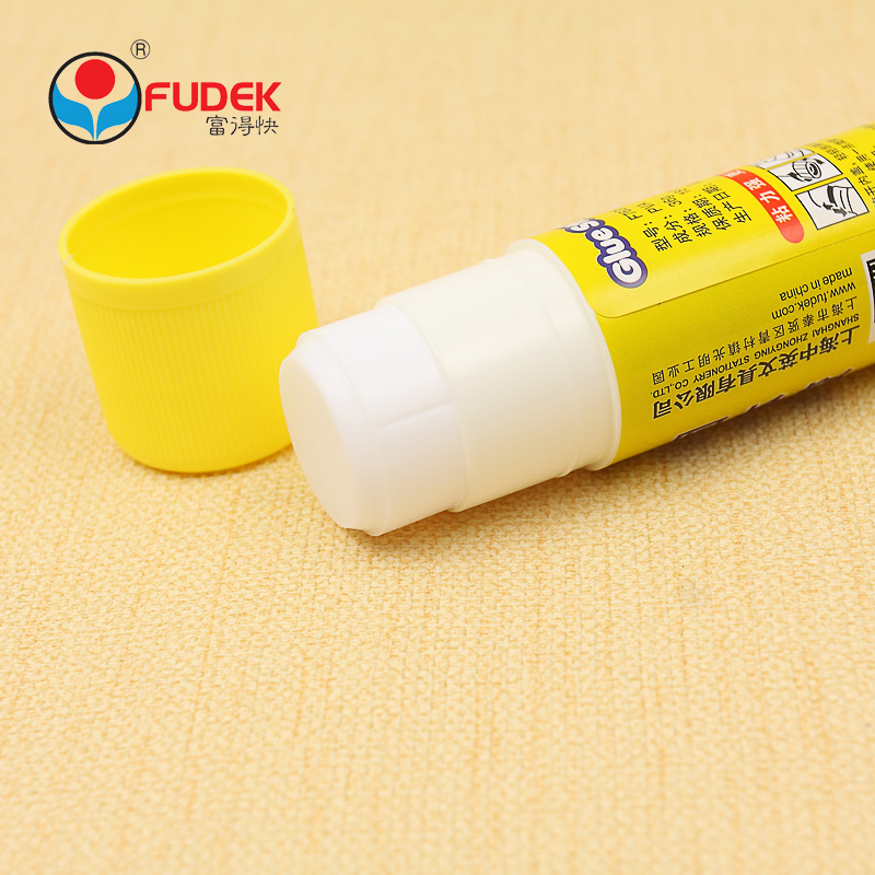 Fudek high quality strong adhesion solid stationery pva school glue stick manufacturer glue stick