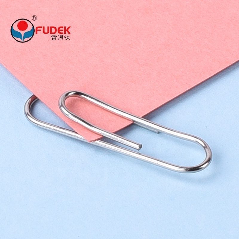 stainless steel flat mesh special shape gold color shaped giant metal logo custom paper clip