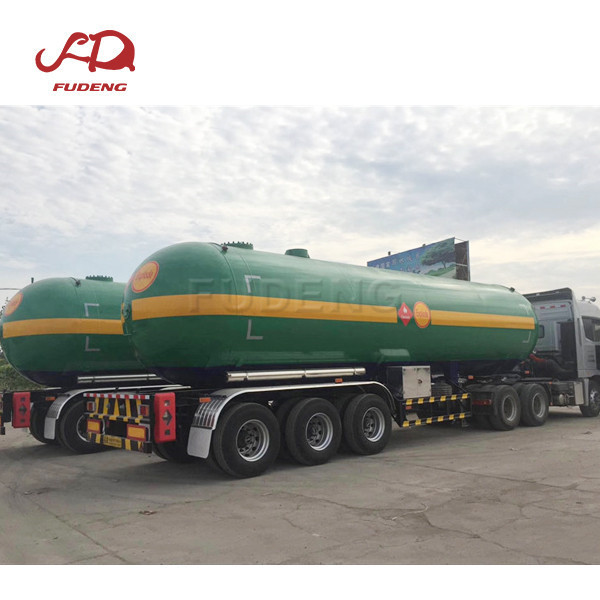 Good Quality 3 Axles 52600 LPG Petroleum Gas Pressure Vessel Tanker Trailer for Sale