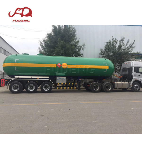 Good Quality 3 Axles 52600 LPG Petroleum Gas Pressure Vessel Tanker Trailer for Sale