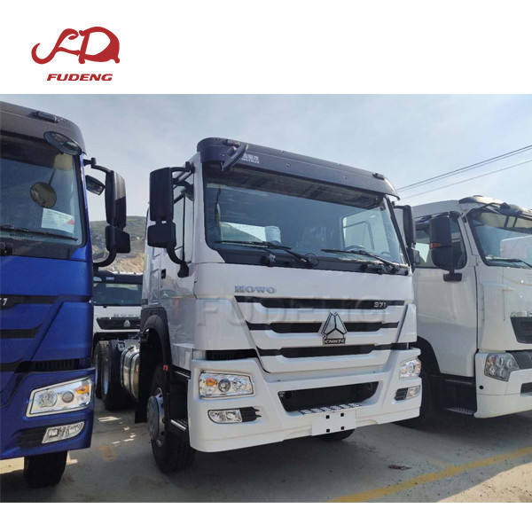 China second hand tractor truck 371hp prime mover