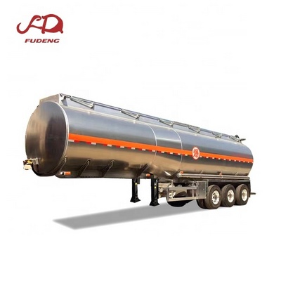 Factory price Tri axles fuel tanker semi trailer 45000 liters Aluminium petrol oil tanker semi trailer