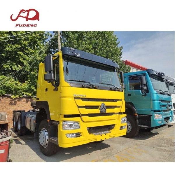 China used tractor truck HOWO 375hp sinotruk lhd rhd  howo 6x4 tractor 375 horse power truck for sale