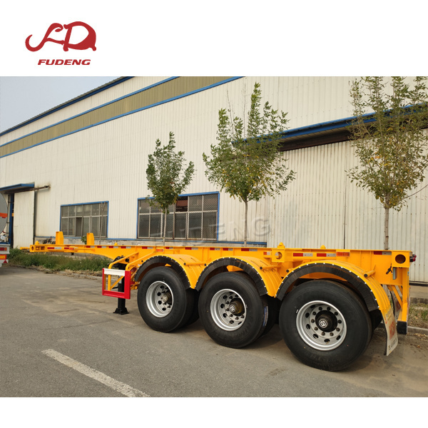 30-60tons 3 axles 20/40 foot container semi trailer chassis for sale