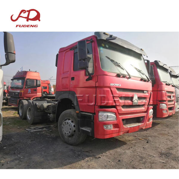 Good quality Sinotruk Howo 6x4 371hp used truck head diesel engine 375hp 371hp tractor head for sale