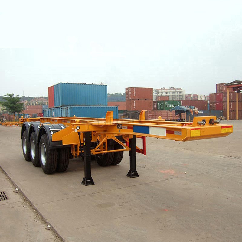 30-60tons 3 axles 20/40 foot container semi trailer chassis for sale