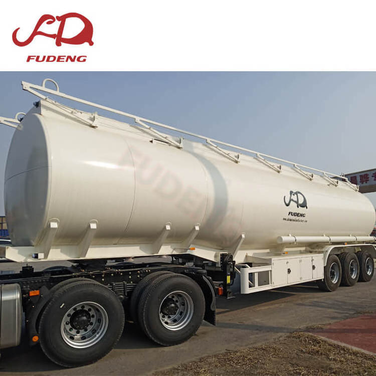 Factory price Tri axles fuel tanker semi trailer 45000 liters Aluminium petrol oil tanker semi trailer