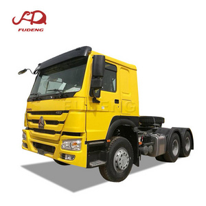 China second hand tractor truck 371hp prime mover