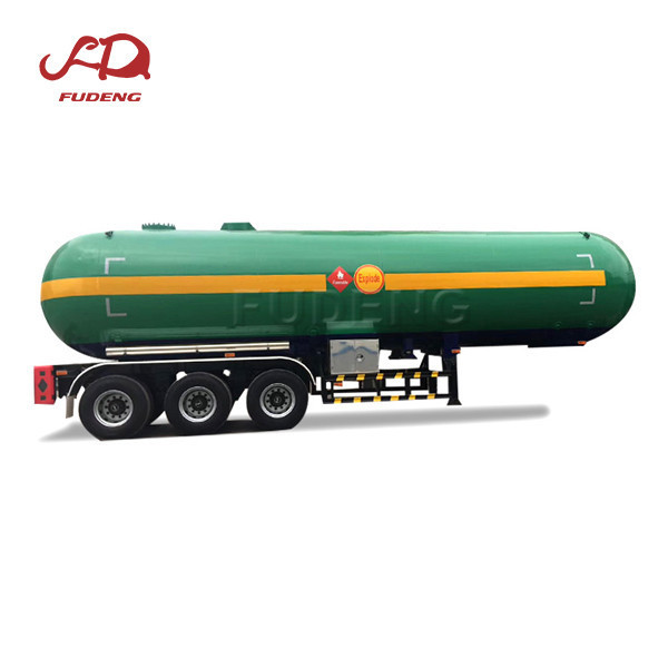 Good Quality 3 Axles 52600 LPG Petroleum Gas Pressure Vessel Tanker Trailer for Sale