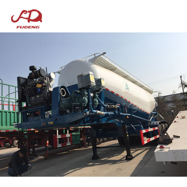 Low Price 2 or 3 or 4 Axles Cement Tank Trailer Transport Bulk Cement Trailer For Sale