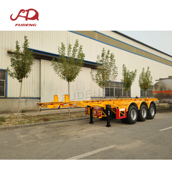 30-60tons 3 axles 20/40 foot container semi trailer chassis for sale