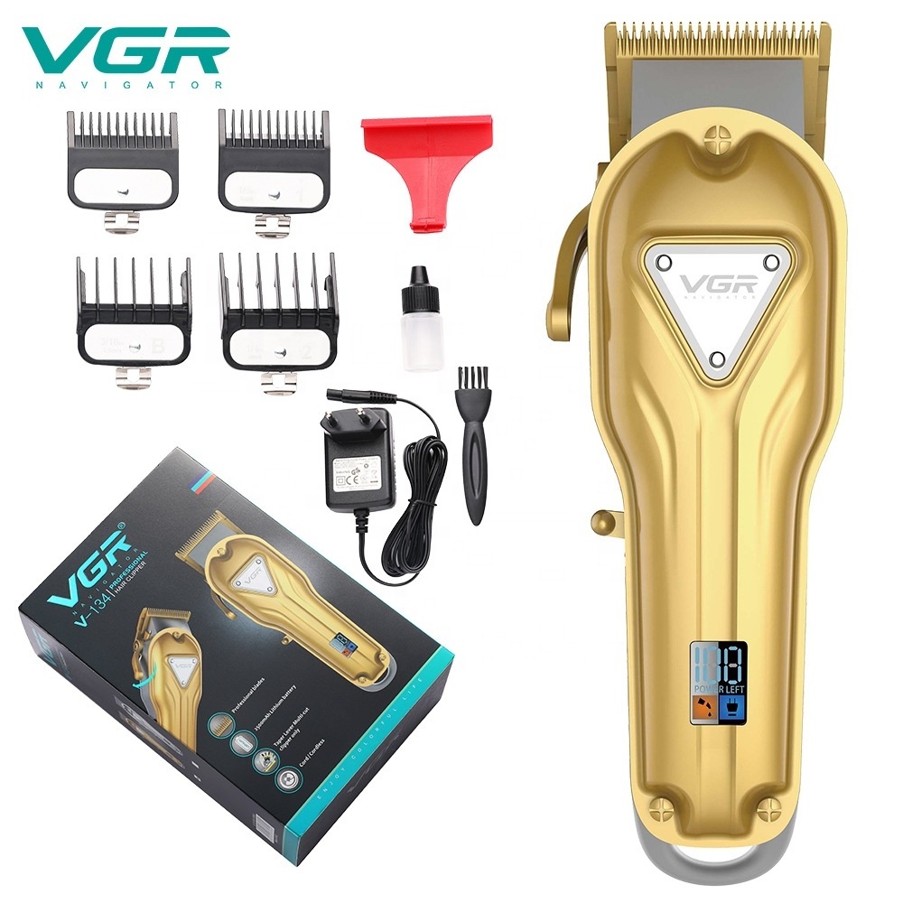 VGR V134 Professional Rechargeable Golden Hair Trimmer Clipper