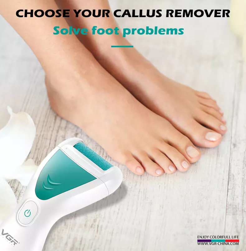 Vgr V-812 Electric Callus Remover For Feet Rechargeable Pedicure Tools Foot Care Feet File 12 In 1 Callous Remover Kit