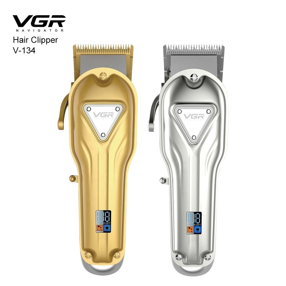 VGR V134 Professional Rechargeable Golden Hair Trimmer Clipper