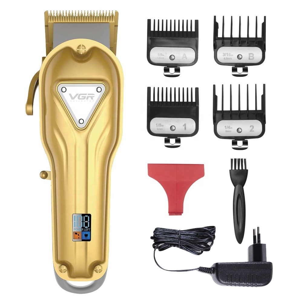 VGR V134 Professional Rechargeable Golden Hair Trimmer Clipper