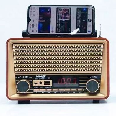 NNS 2072BT Am Fm Sw Radio Portable World Receiver 11 Band Mp3 Play Dab Old Retro Boombox Radio