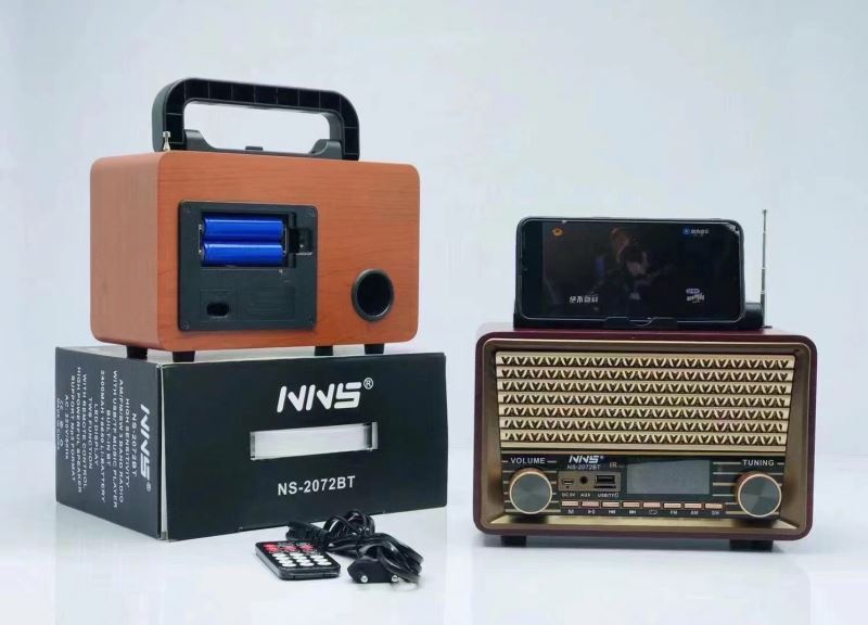 NNS 2072BT Am Fm Sw Radio Portable World Receiver 11 Band Mp3 Play Dab Old Retro Boombox Radio