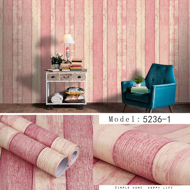 FuDi Peel And Stick Removable  3D Adhesive Shiplap Wallpaper For Bedroom