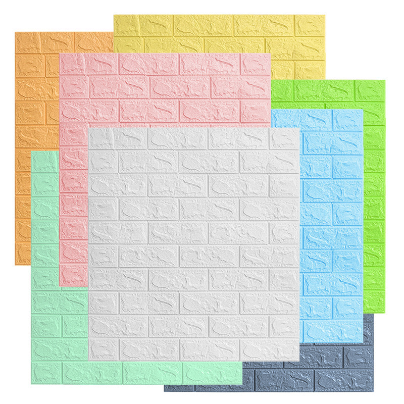 Wholesale 3D PE Foam Brick Sticker Others Wallpapers/Wall Panels Home Decoration