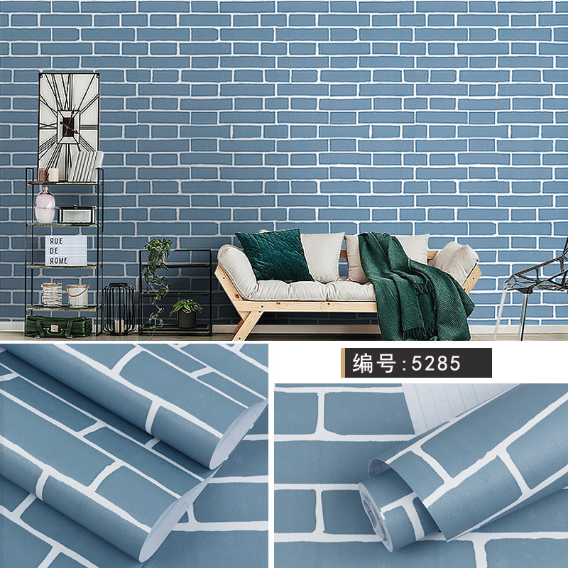 Fudi Modern 45Cm Self Adhedive 3D look design bricks wallpaper renovate home decorate wallpaper