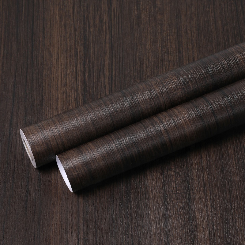 Wood Interior Film Self Adhesive Embossed Wood Peel and Stick Wallpaper for Kitchen Cabinets