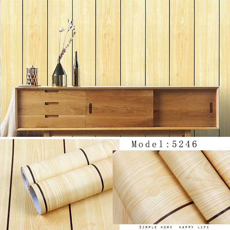 FuDi Peel And Stick Removable  3D Adhesive Shiplap Wallpaper For Bedroom