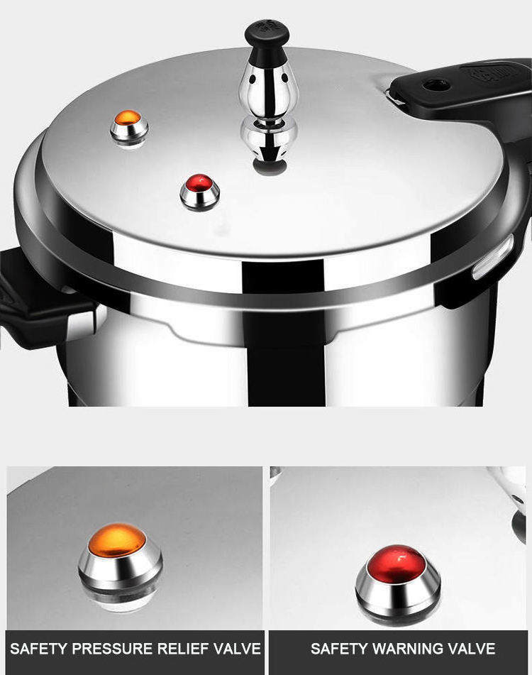 3L-17L factory wholesale aluminum pressure cooker General pressure cooker for gas and induction cooker