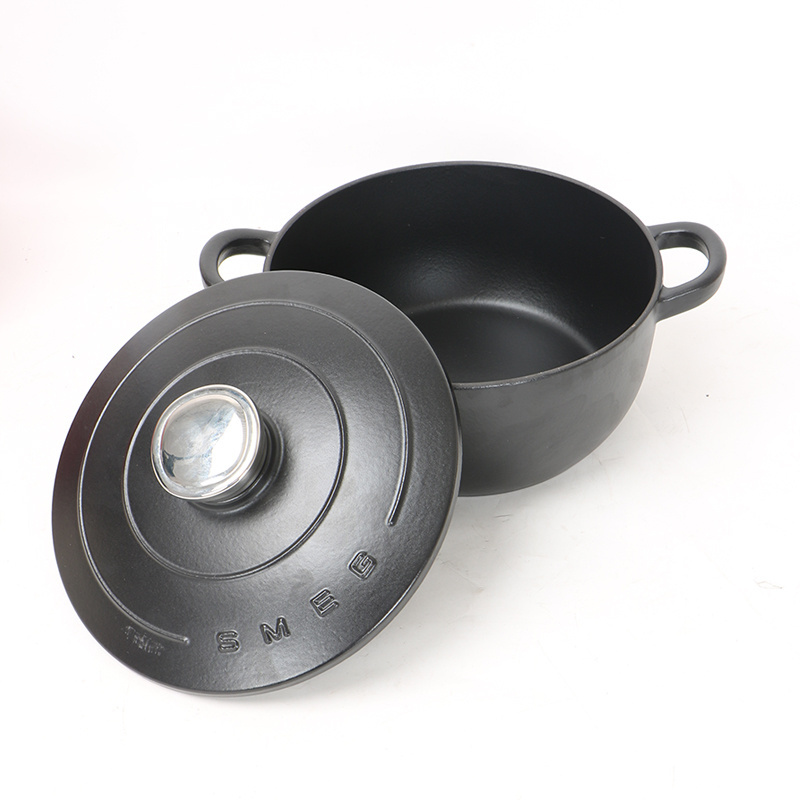 Cast iron cookware soup factory wholesale pots and pans