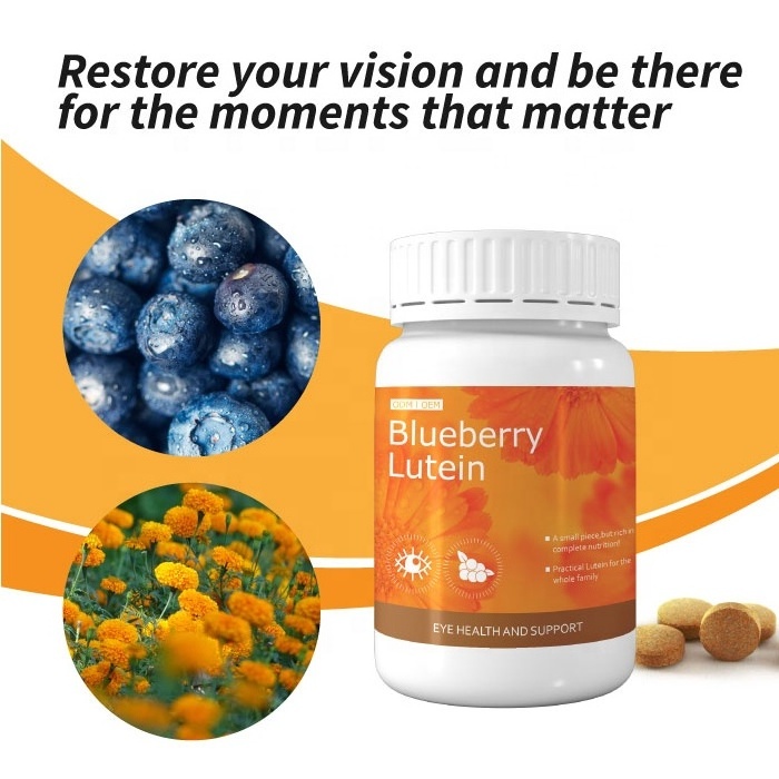 Best Eye Vitamins for Blurred Vision Lutein Vitamins Capsules Improve Vision Eyesight Supplement Eye Care Health Capsule