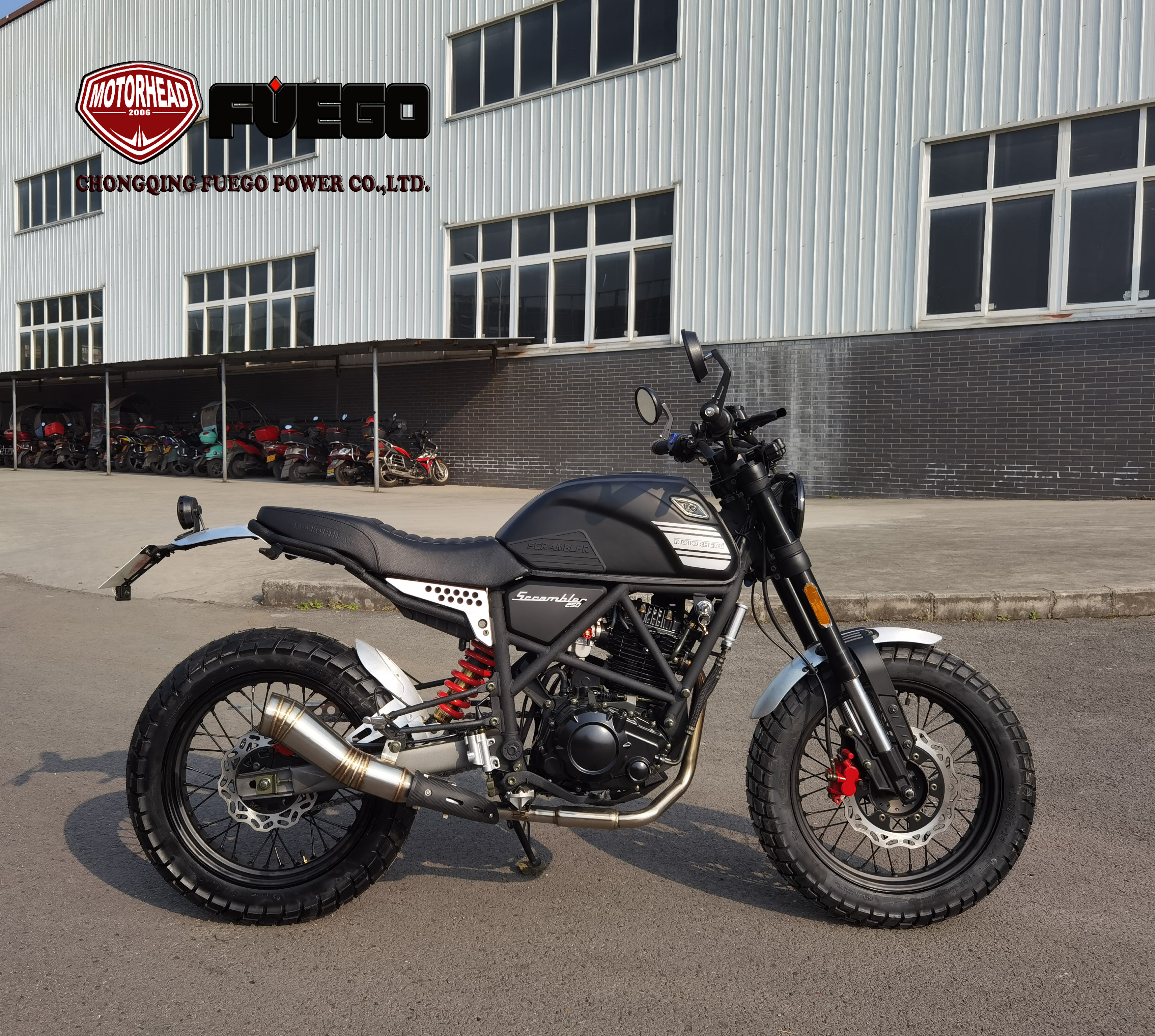 FUEGO scrambler loncin engine motorcycle 250cc