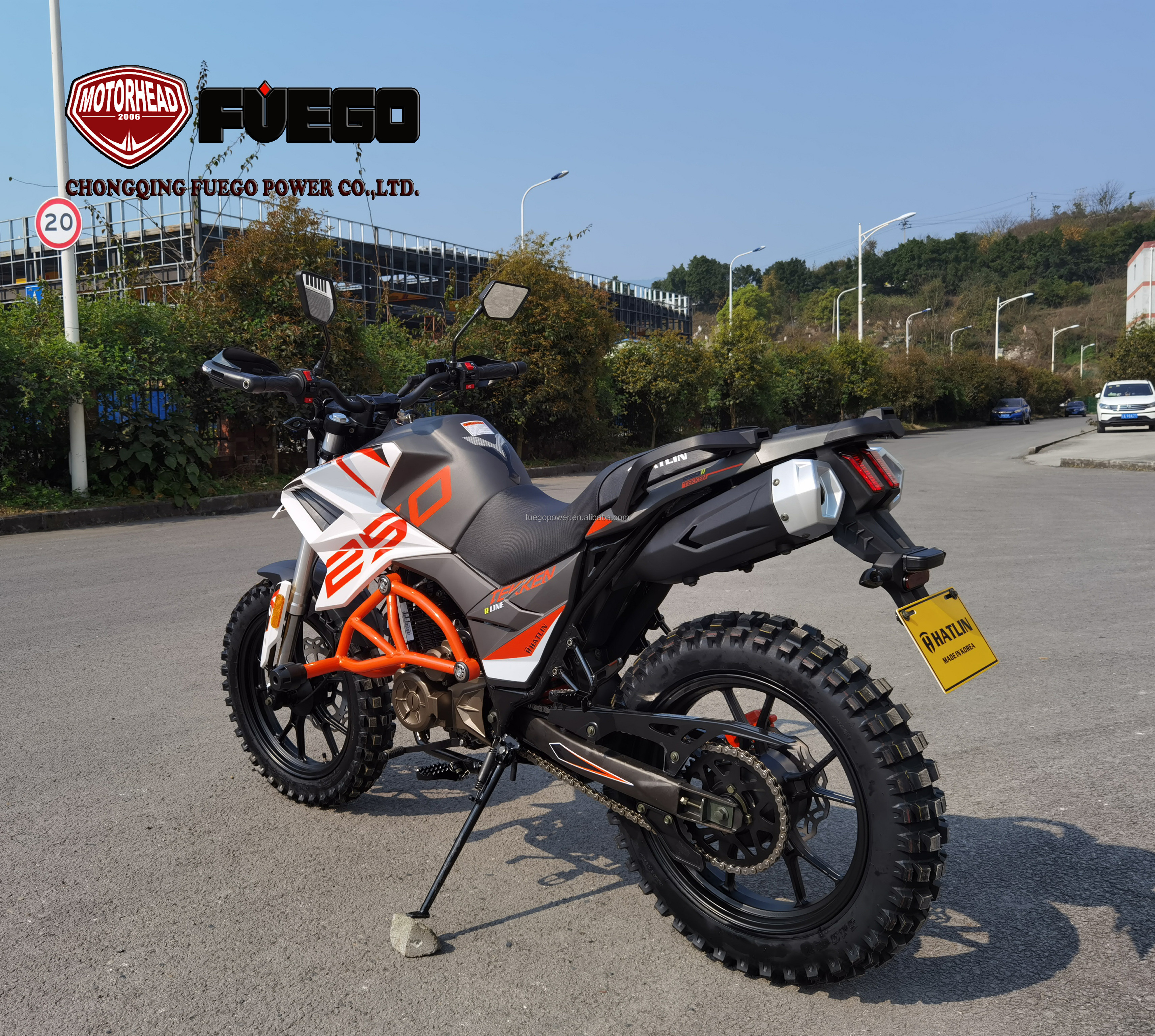 Offroad Motocicletas 150CC 200CC 250CC FUEGO POWER TEKKEN Motorcycle