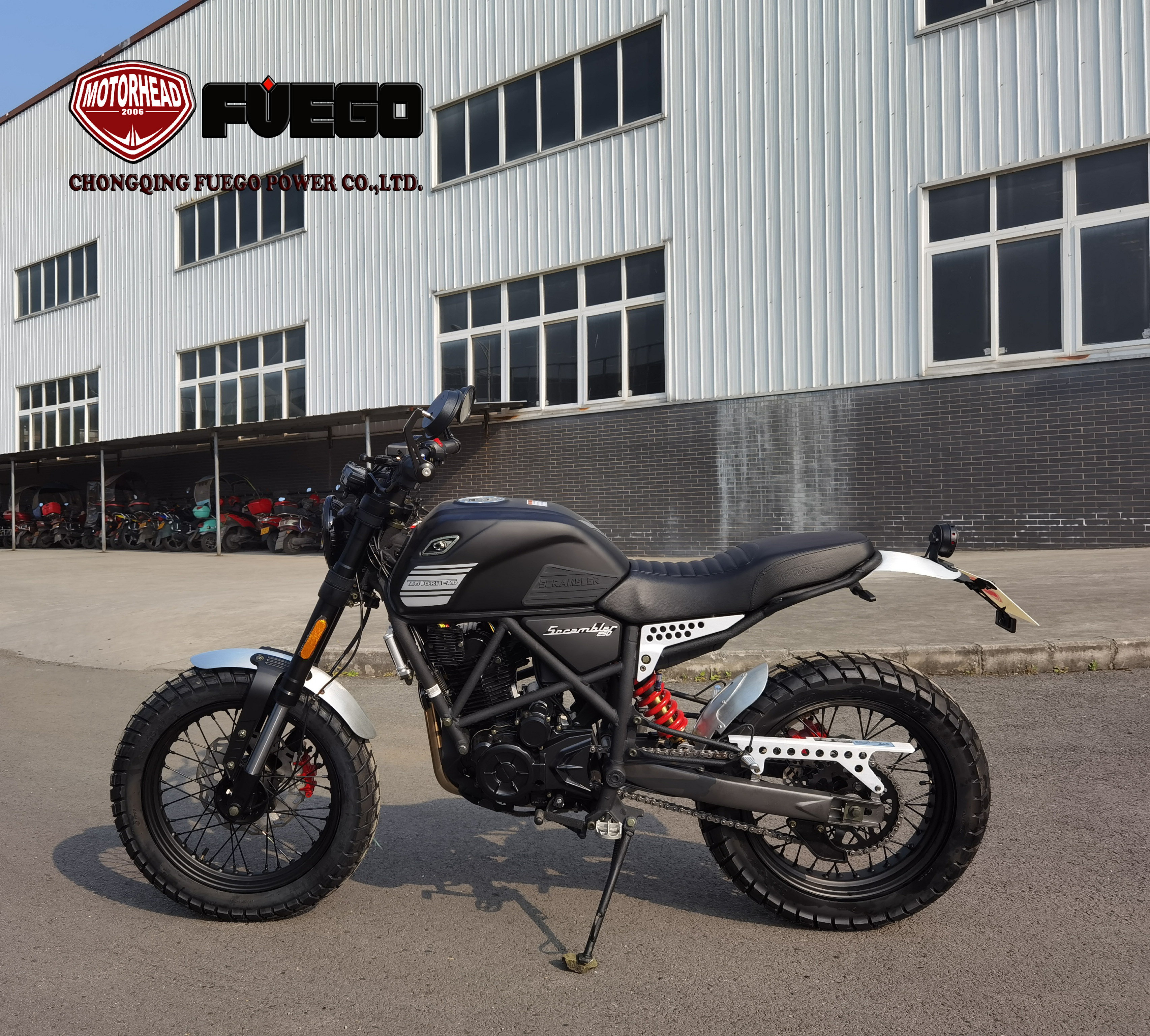 FUEGO scrambler loncin engine motorcycle 250cc