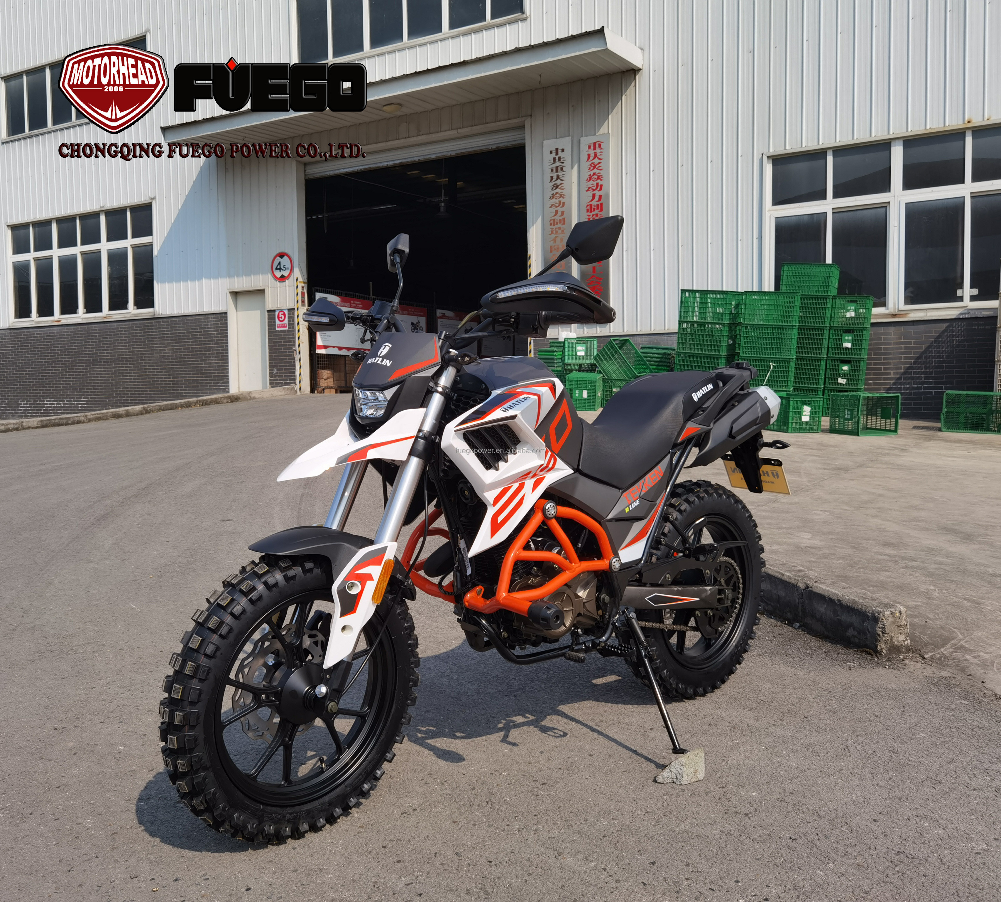 Offroad Motocicletas 150CC 200CC 250CC FUEGO POWER TEKKEN Motorcycle