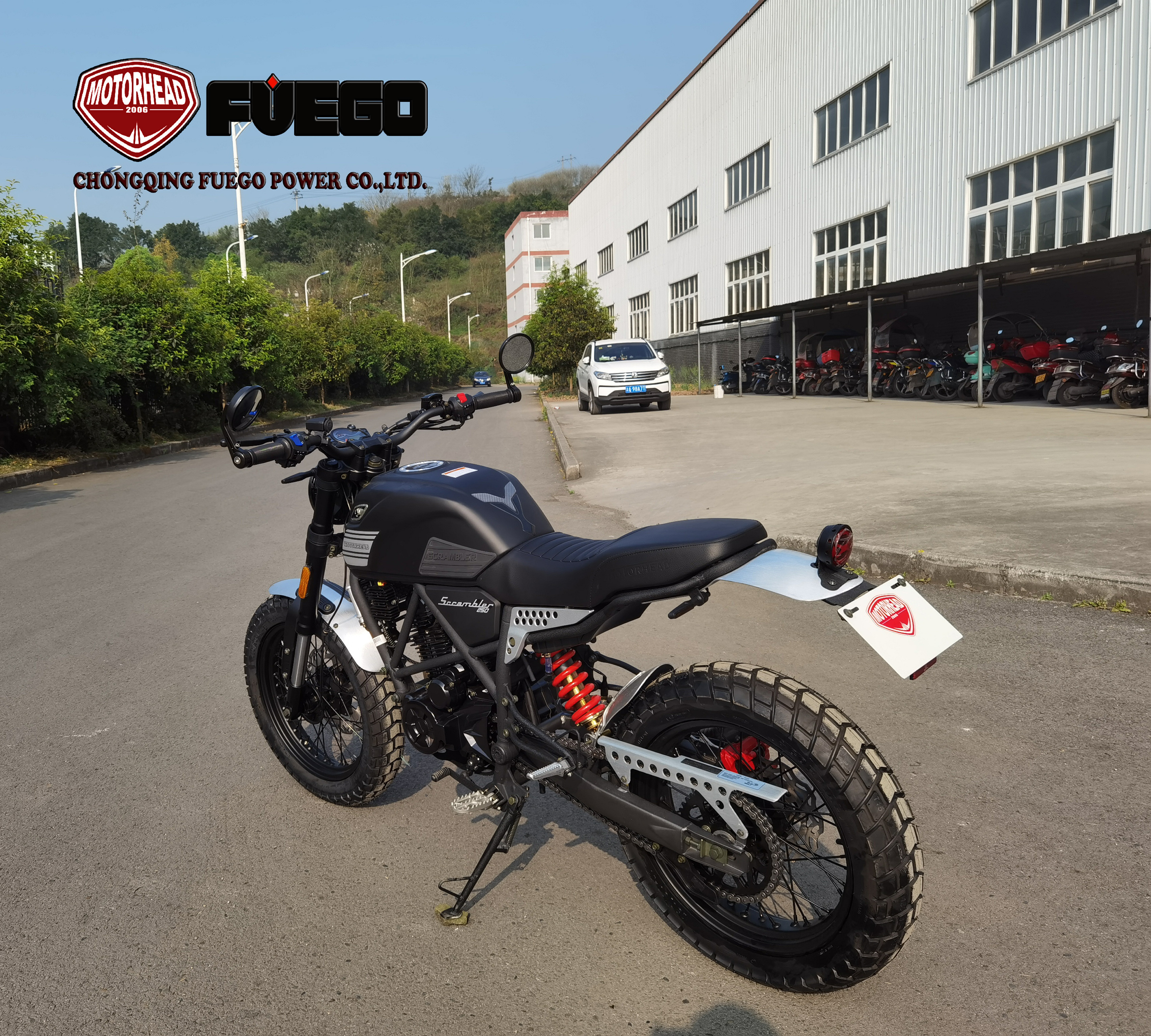 FUEGO scrambler loncin engine motorcycle 250cc