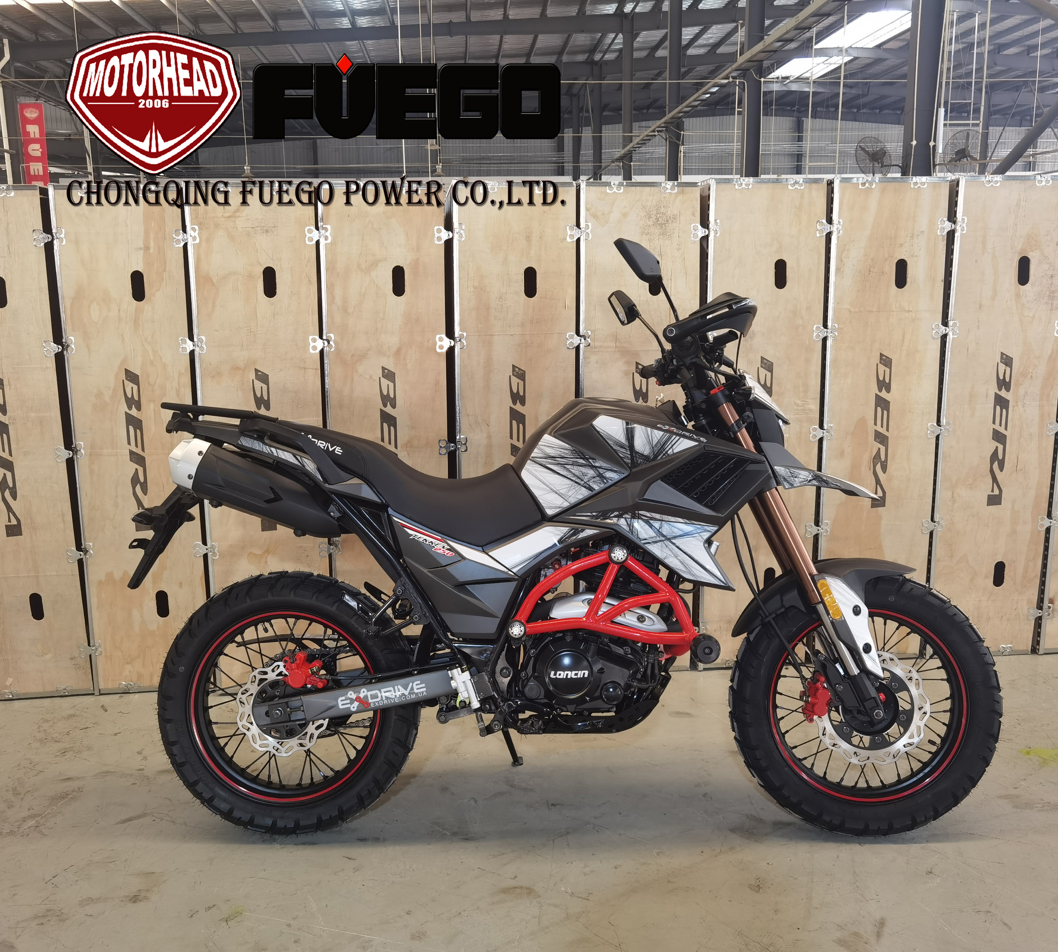 4Stroke Street Bikes 250cc 125cc Adventure Motorbike Trail Ninja Motos FUEGO POWER TEKKEN Motorcycle