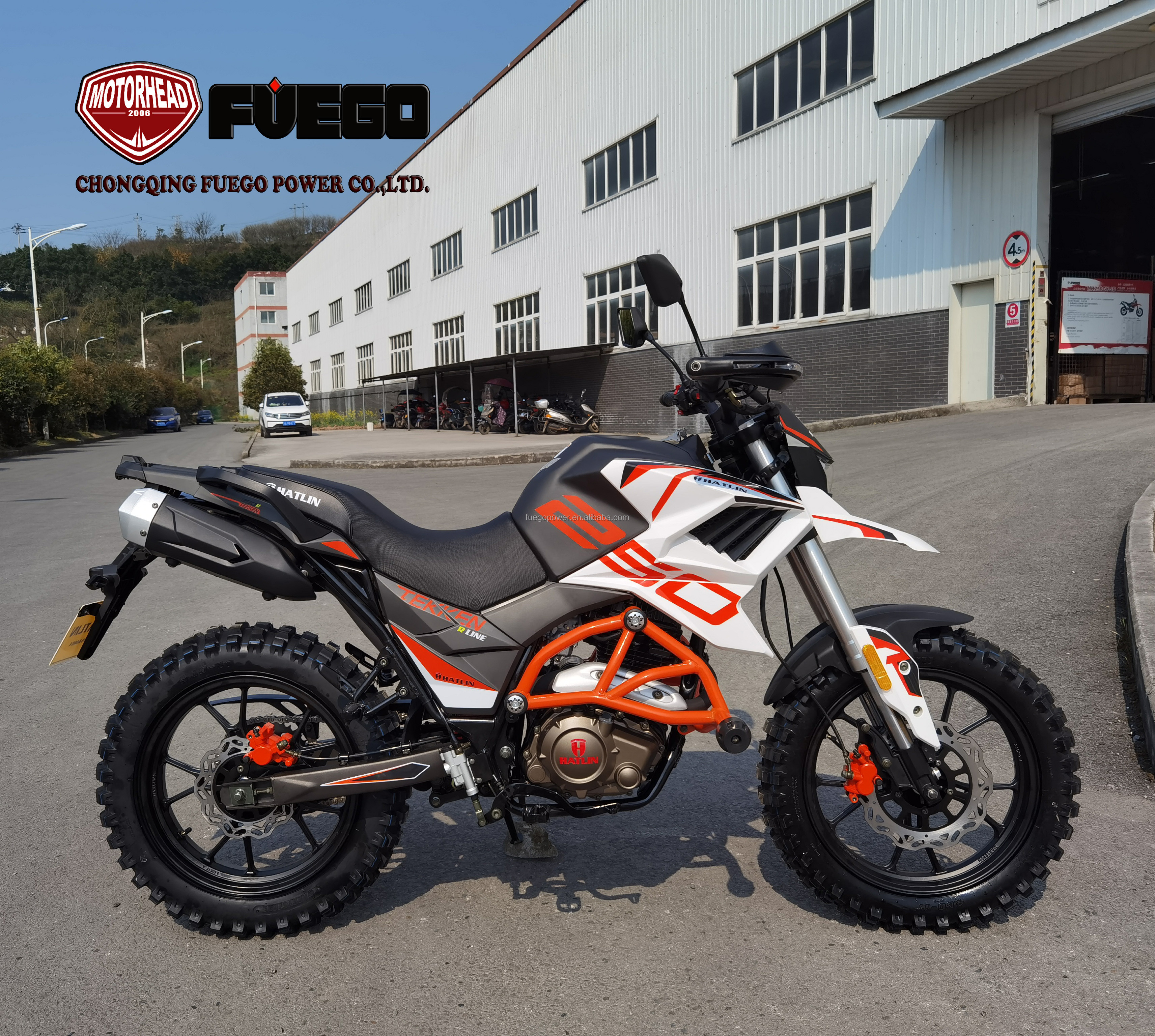 Offroad Motocicletas 150CC 200CC 250CC FUEGO POWER TEKKEN Motorcycle