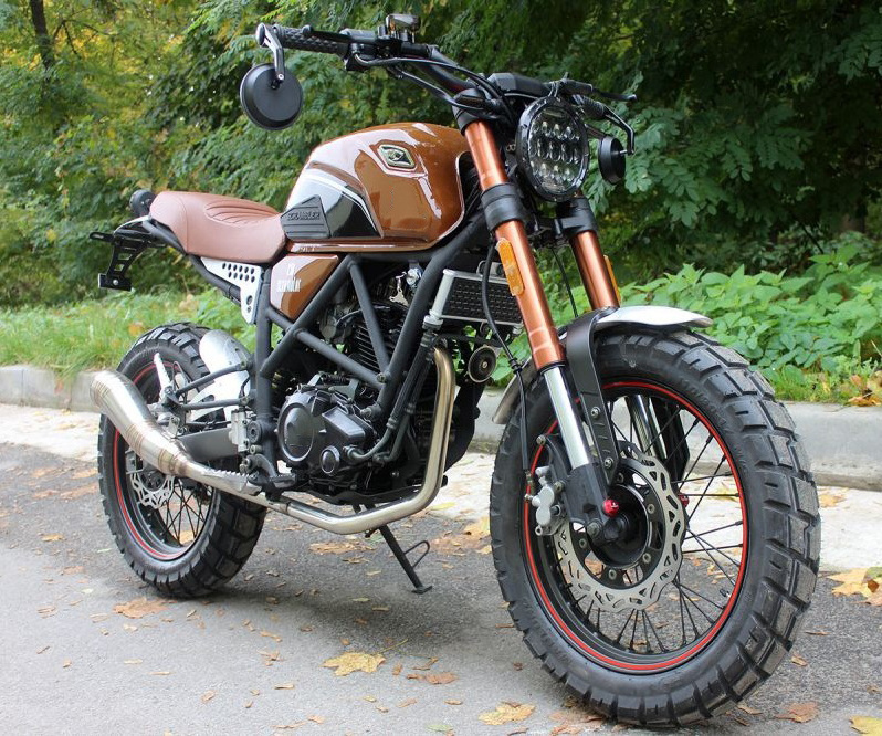 250CC Scrambler Motorcycle