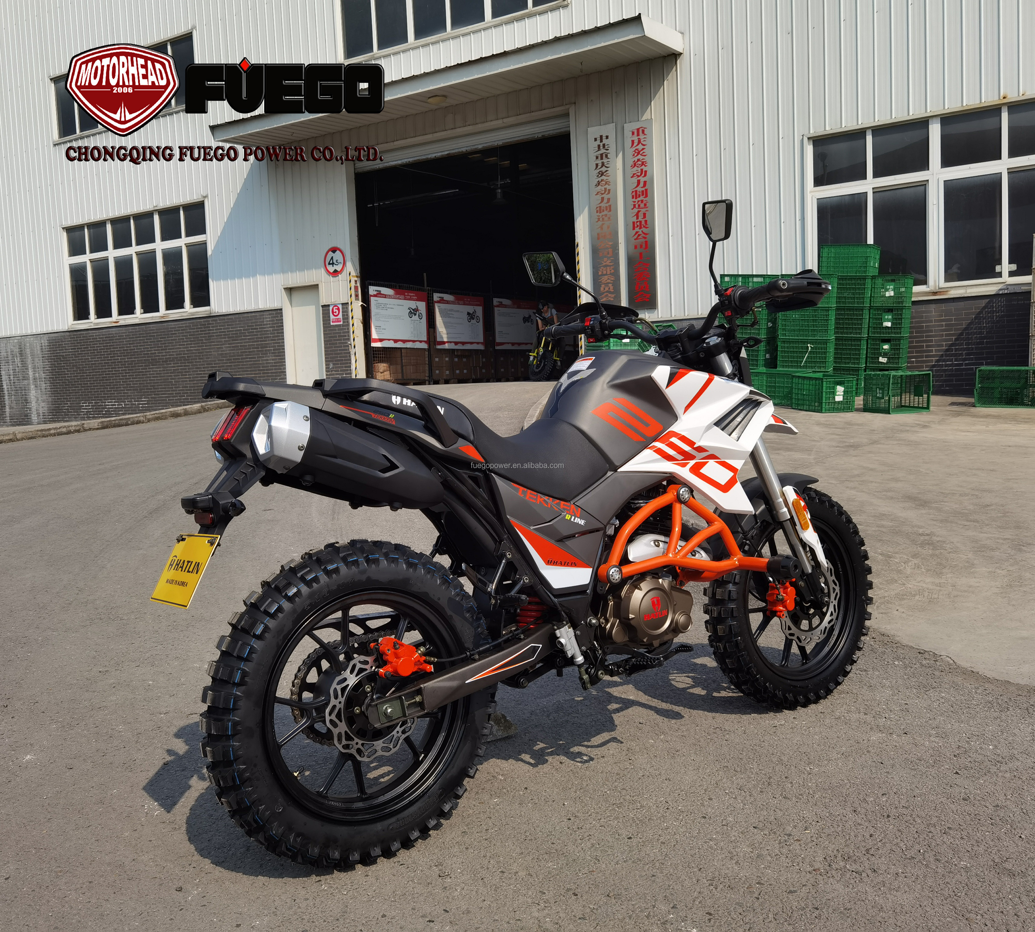 Offroad Motocicletas 150CC 200CC 250CC FUEGO POWER TEKKEN Motorcycle