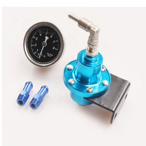 High performance SARD With Oil Gauge Meter Adjustable Turbo Racing Auto Car Oil Fuel Pressure Regulator for racing cars