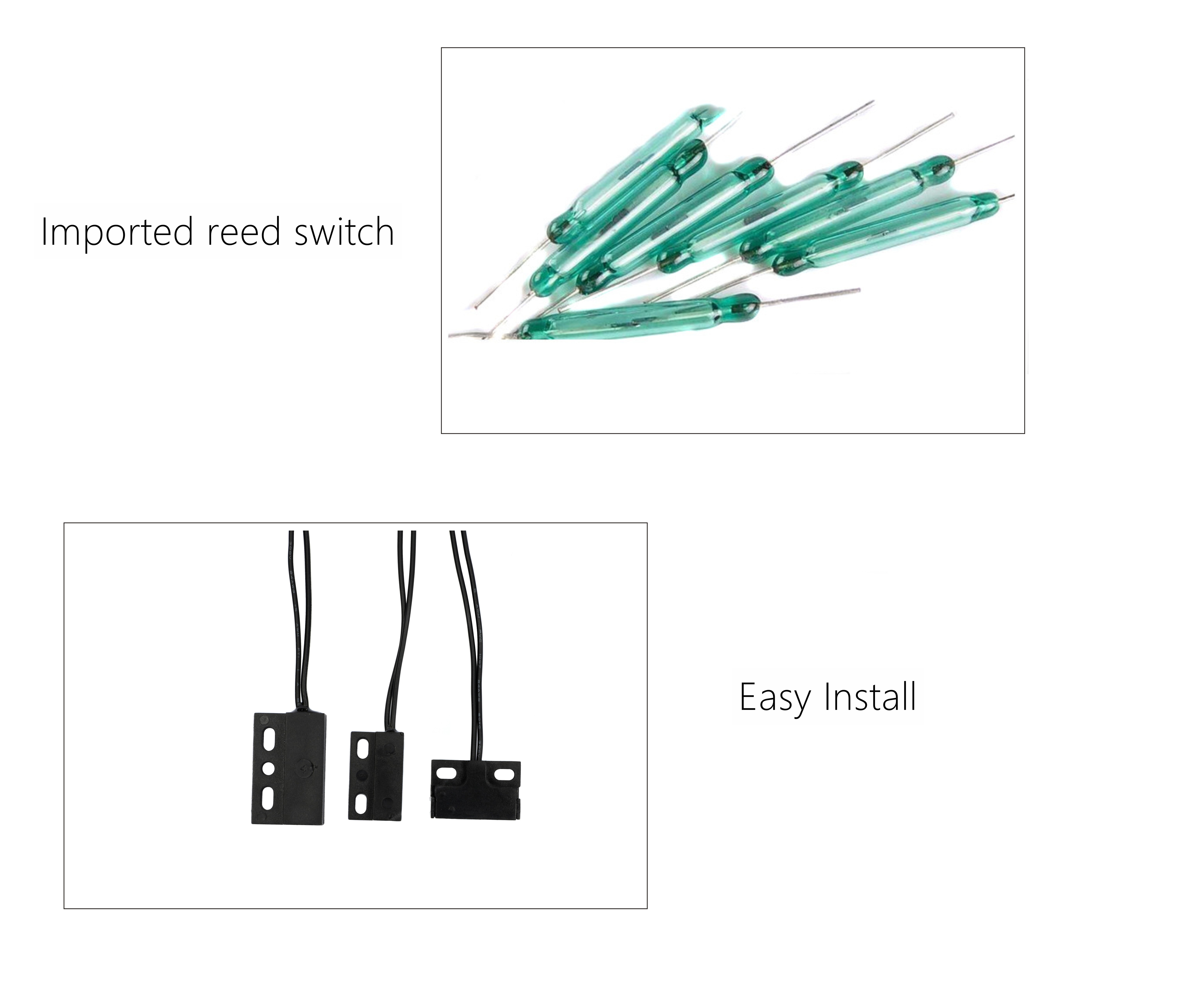 door magnetic contact reed switch   door or window magnetic contact Proximity Sensors flange mount Reed Switch  for Refrigerator