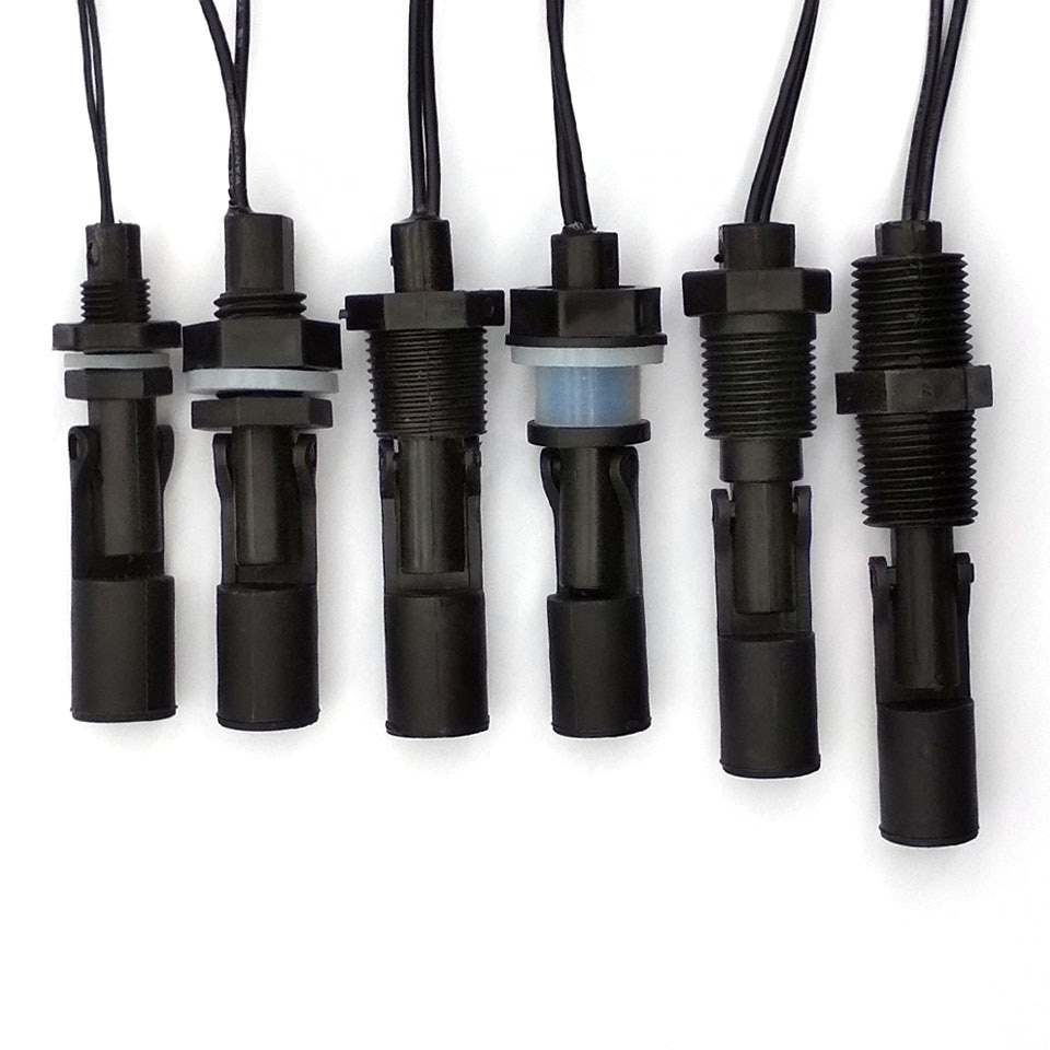 Black Lower Limit Controller Liquid Level Cable Float Switch Water Horizontal Float Switch