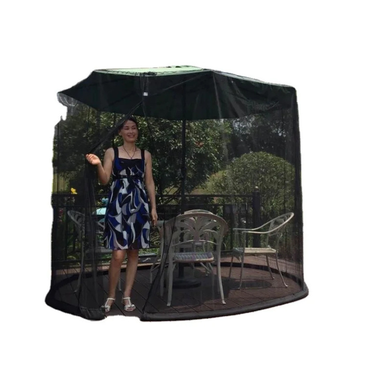 2023 hot sale umbrella table screen mosquito net