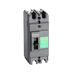 Double Phase MMC100N 100A 2P Breaking Capacity Adjustable MCB Electronic Fix Air Switch AC240V 25KA Moulded Case Circuit Breaker