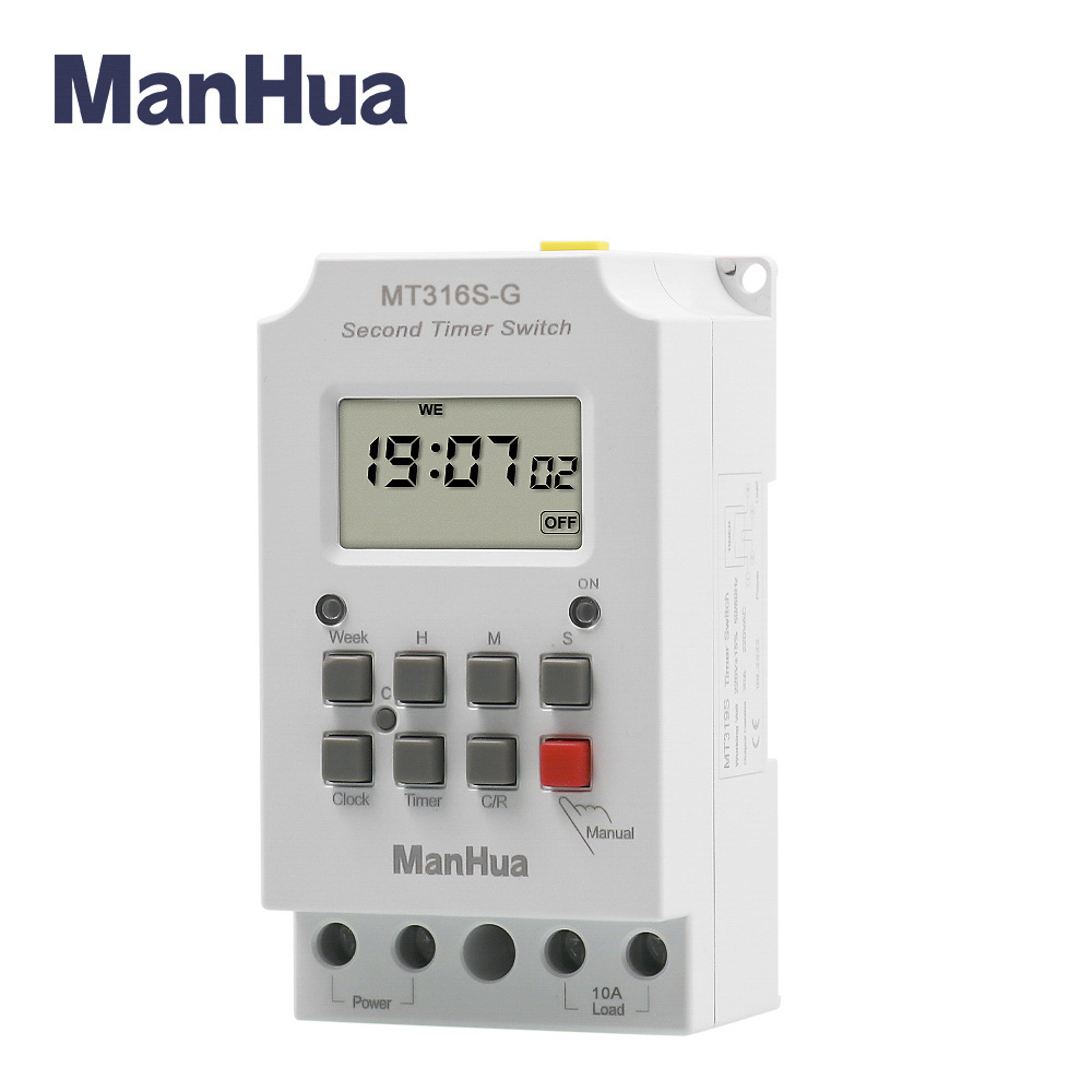 Manhua MT316S-G  6-30VDC Electronic Delay Cycle Timer Switch