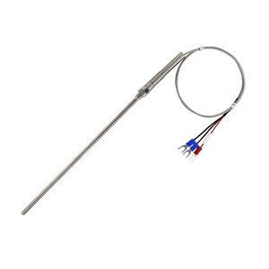 5*10cm Probe Type Thermocouple Temperature Sensor 2 Wire