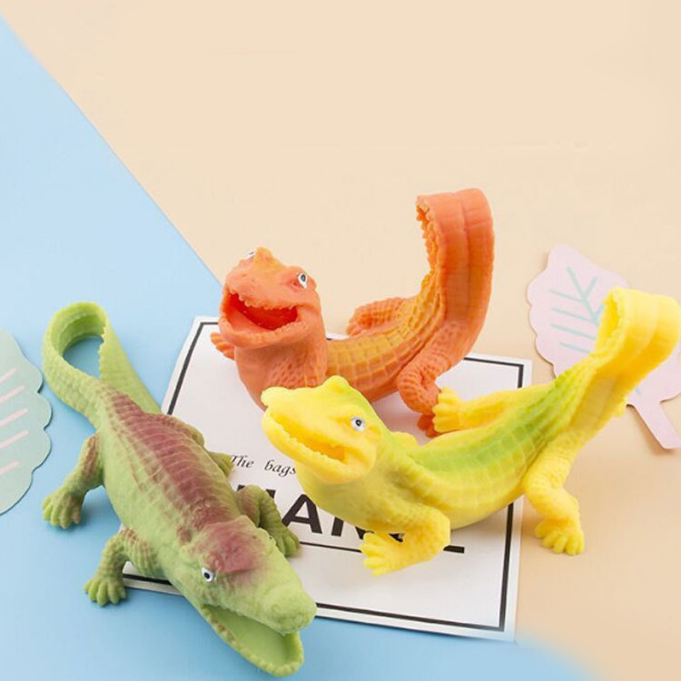 Kids Gift Novelty Fiercely Animal Sensory Anti Stress 3 Colors Crocodile Memory Sand Fidget Toys