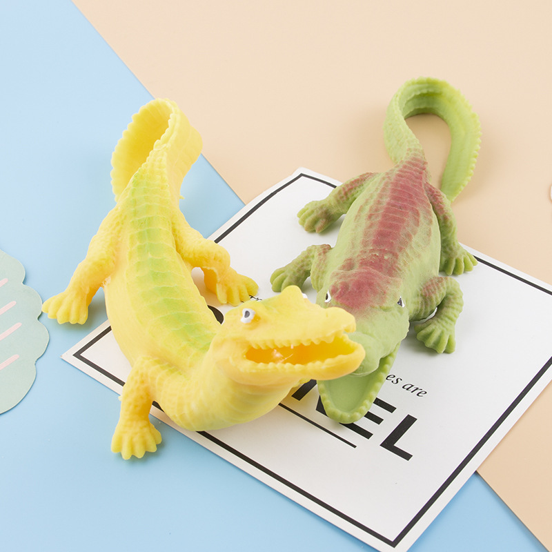 Kids Gift Novelty Fiercely Animal Sensory Anti Stress 3 Colors Crocodile Memory Sand Fidget Toys